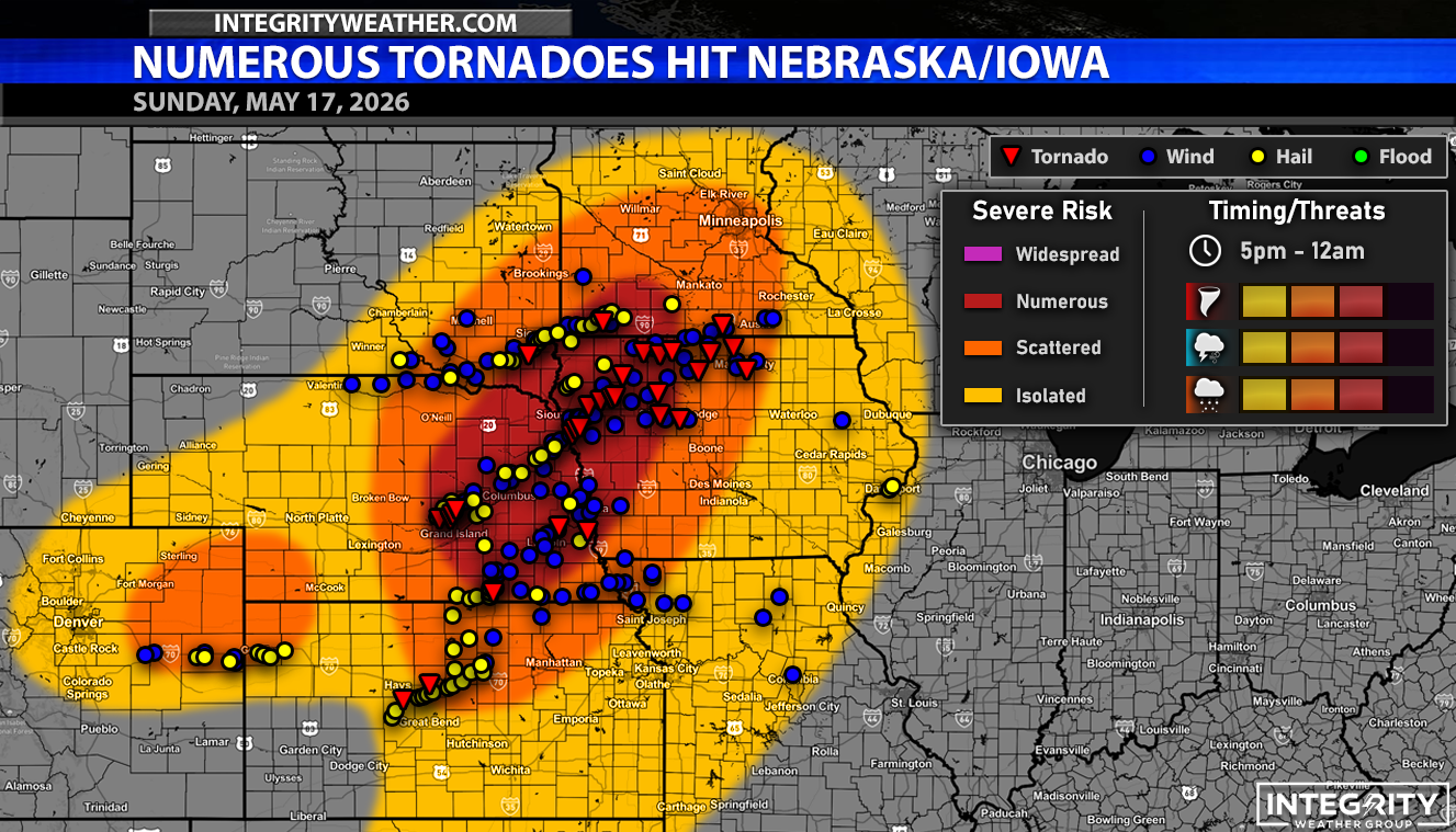 Severe Storms Ravage Portions of Nebraska and Iowa; Cleanup Efforts ...